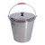 卫洋 不锈钢水桶 环卫物业酒店宾馆储物桶垃圾桶清洁桶 16L带盖 不锈钢水桶