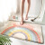 卫生间地垫浴室吸水防滑垫卧室入户门口进门地毯洗手间可爱 彩虹之上 40x60cm