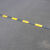 橡胶减速带减速带车位分割线道路自行车减速板2公分 黄线一线槽1000*100*30mm
