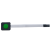 丢石头 薄膜按键开关 轻触开关 显示器单片机扩展键盘 DIY配件 适用于arduino开发板 1键-绿色 薄膜键盘