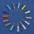 0.35-2.0胶水卡口针头点胶针头点胶机针头塑座针头工业针头 1.28MM_粉红__18G(100个)