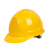 HKNA安全帽工地国标abs玻璃钢帽子透气建筑工程领导防坠物砸头盔印字 一字型橘色