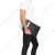 巴利（BALLY）经典黑白条纹 PVC 手拿包 常规 男款 黑色 基础装(包+防尘袋)