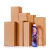 鹿色定制适用长条纸箱快递箱批发定做 三层特硬长方形打包纸盒子包装 1号6.5x6.5x25cm70个 三层特硬