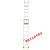 梯子工程梯铝合金加厚便携单面靠墙升降折叠梯4-12米伸缩长梯 伸6米/缩3.5米/4.0厚