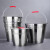 阿力牛 AQJ041 加厚不锈钢手提水桶 工业用大容量手提桶  水桶28cm-8L无盖(2个装)