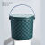 定制适合有盖塑料水桶手提可坐钓鱼桶加厚储物箱户外收纳桶凳剧组 小号承重200斤(藏青)
