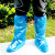 一次性鞋套养殖场靴套PE塑料耐用防护雨鞋套 透明款 30双