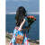 琊沫海南三亚旅游沙滩裙海边度假连衣裙中长款茶歇法式郁金香吊带仙女 连衣裙 M