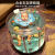 木丸子婴儿游泳桶透明 新生儿童家用可折叠加厚宝宝浴盆充气游泳池 塑料支架星空65x70升级套餐