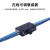 蓝邮 在线式可调衰减器 单模光纤适配器 fc/upc机械式可调光衰减器0-60db 850/1310/1550nm FC/UPC
