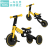 uonibaby品牌授权儿童三轮车脚踏车变形1-3-6岁溜娃神器多功能平衡滑步遛 巴洛克黄(适身高68-128cm) 升级版