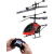USB 充电耐摔遥控飞机直升机模型无人机感应行器儿童玩具男孩礼物 蓝色（充电装） 手提礼盒（中文包装）