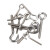 中部工品 钢丝绳拉紧器 不锈钢钩圈螺丝 羊眼螺丝 一个价 M12