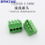 15EDGK-3.5MM插拔式对接插头绿色接线端子焊PCB板孔座2-24P小间距 24P K插头