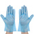 一次性tpe手套PVC塑料透明餐饮防水级加厚烘焙美容院 蓝色TPE手套100只 食1品级加厚耐用 S