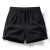 安巧象 运动裤冰丝速干透气户外工作运动夏季薄款宽松短裤 黑色 XL 