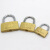 祁衡 铜挂锁 小锁头 铜锁 小锁头 箱锁 柜门锁  60mm铜挂锁 不通开  一个价