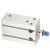 铸固 自由安装气缸 CU/CDU气动小型磁性可调行程气缸 CDU20-30D 