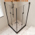 定制l型折叠门淋浴房小户型浴屏简易整体卫生间玻璃干 0*0方形 100*100方形