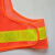 夏季透气渔网布v型反光马甲背心交通路政环卫工地骑行反光服印字 橘红色