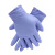 安思尔（Ansell) 一次性丁腈橡胶手套 93-843  无粉 100只/盒 紫色 S 