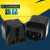 PDU转换插头UPS C13转国标插座 服务器IEC320-C14插头转国标 黑色(单独三孔)