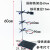 标准铁架台 大号含配件全套加厚底座 实验室教学仪器方座 标准高60cm(一杆一座)