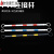 路锥伸缩杆2米连接杆PVC警示杆红白反光杆黄黑链接杆路锥连接杆 固定2米(红白)