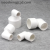 白色 PVC变径弯头 PVC给水管配件 白色塑料变径弯头 UPVC大小弯头 32*20mm