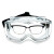 西斯贝尔（SYSBEL）WG-9201防护眼罩（透明边框） PC透明防雾镜片防冲击防液体飞溅护目镜 10副/盒【可定制】