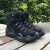 LOWA德国户外防水登山鞋徒步鞋Z-6S GTX男式中帮耐磨透气作战靴沙漠靴 黑色 37