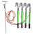 双舌挂钩0.4kv低压接地线携带型短路接地线棒线路接地棒 25平方(1.5米*4+15米)