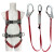 海沨特 标准型全身式安全带 （单）HD-22010 单大钩编织带款