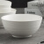 青木尚瓷创意白瓷精致家用釉下彩吃饭碗高档吃面碗特别好看的米饭碗酸奶碗 拉斯6英寸面碗