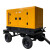 天能动力400KW康明斯柴油发电机组低噪音移动拖车款户外应急施工柴油发电机
