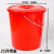 艾科堡 红色21升-带盖 塑料水桶 洗车洗衣手提强力加厚桶浇花拖把桶 宿舍洗澡储水桶 AKB-SLST-3006
