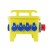 工业移动手提式塑料配电箱防水户外防爆航空插头插座舞台灯光电源 黄色