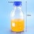 冰禹 BT-106 试剂瓶 蓝盖丝口透明带刻度螺纹口玻璃瓶 高硼硅500ml 