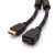 HDMI延长线公对母电脑电视高清视频数据加长线0.5米3米5米10米 黑色2.0版 1.5米