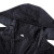 厚创 户外连体加长款雨衣单人时尚成人男女风衣保安巡逻站岗雨衣可印字 黑色 L（170-175cm）