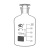 蜀牛棕色透明小口玻璃试剂瓶细口带刻度药剂瓶125 250 500 1000ml 蜀牛牌普料透明小口60ml