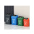 新国标四分类垃圾桶带盖商用餐饮大容量可回收有害厨余公共场合 60升带盖蓝可回收 送垃圾袋1卷