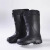 高筒加棉EVA泡沫雨靴冬季男女防水鞋防滑保暖水靴厨房耐油靴 EVA材质(黑色高帮加棉) 44