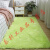 定制 风毛绒地毯卧室少女床边毯房间床前榻榻米毛毯地垫子 果绿色 宽60x长160cm