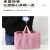 贝傅特 塑料包装袋 礼品袋服装购物袋手提袋打包袋 50个米白色(咖提）宽30*高20+底8cm