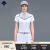 DESCENTE GOLF 迪桑特高尔夫 PRO系列 女子短袖POLO衫 白色-WT S(160/80A)