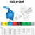 第二代工业插头插座连接器三相3芯4P5孔16A/32A防水非防爆IP44 第二代4P16A IP44明插座GP-105