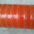 鸣固 ZJ6054耐高温风管 高温硫化管 红色高温矽胶风管 耐温-70℃-+300℃（4米1条）180mm