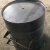 240L360L环卫挂车铁垃圾桶户外分类工业桶大号圆桶铁垃圾桶大铁桶 蓝色 1.5mm厚带轮无盖
